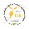 Concours des Huiles d'Olive de France en Appellation d'Origine de Nyons - Médaille d'Or 2012