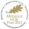 Concours Général Agricole de Paris - Médaille d'Or 2013