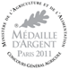 Médaille d'argent 2011 au Concours Général Agricole de Paris