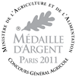 Médaille d'Argent 2011 au Concours Général Agricole de Paris